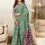 Ajrakh fancy hand block mulmul cotton sarees