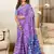 Ajrakh fancy hand block mulmul cotton sarees