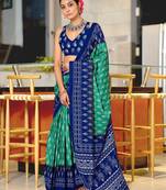 Bagru block print mulmul cotton sarees