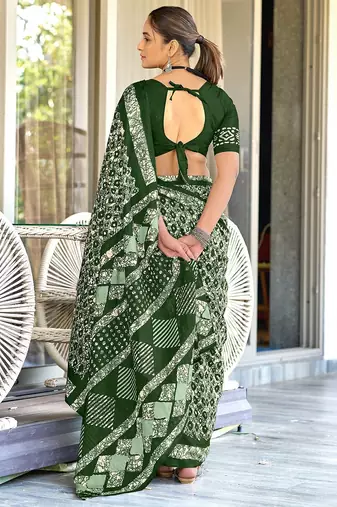 Pure mulmul cotton hand block print sarees