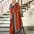 Bandhani hand block print mulmul cotton sarees