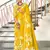 Hand block printed cotton mul saree with blouse