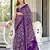 Hand block print mulmul cotton sarees