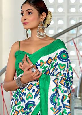 Hand block print mulmul cotton sarees 2