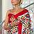 Hand block print mulmul cotton sarees