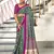 Hand block print mulmul cotton sarees