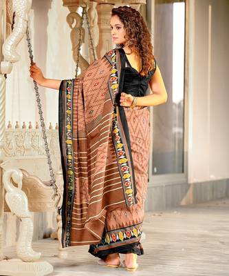 Hand block print mulmul cotton sarees 4