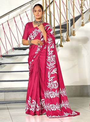 Hand block print mulmul cotton sarees 1