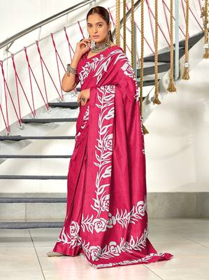 Hand block print mulmul cotton sarees 2