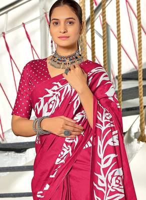 Hand block print mulmul cotton sarees 3