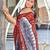 Ikkat printed mulmul cotton sarees