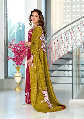 Hand block print mulmul cotton sarees 3