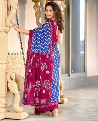 Bagru block print mulmul cotton sarees 3