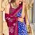 Bagru block print mulmul cotton sarees