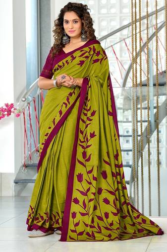 Hand block print mulmul cotton sarees