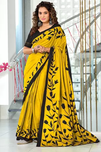 Hand block print mulmul cotton sarees