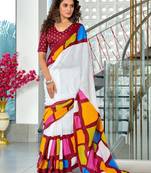 Bagru block print mulmul cotton sarees