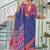 Hand block print with hevay zari bodar sarees