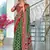 Hand block print with hevay zari bodar sarees