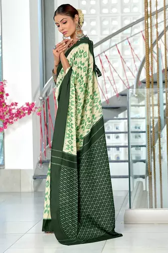 Hand block print mulmul cotton sarees