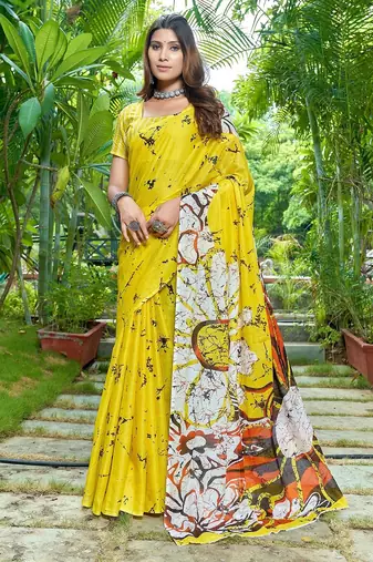 Bagru block print mulmul cotton sarees