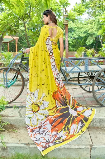 Bagru block print mulmul cotton sarees