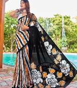 Bagru block print mulmul cotton sarees