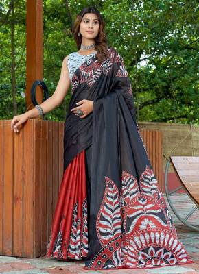 Bagru block print mulmul cotton sarees 1
