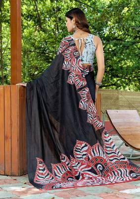 Bagru block print mulmul cotton sarees 4