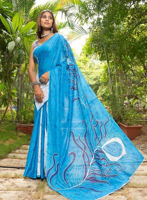Bagru block print mulmul cotton sarees 3