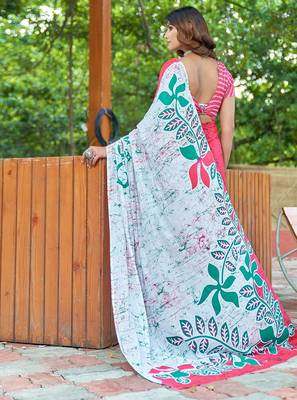 Bagru block print mulmul cotton sarees 4