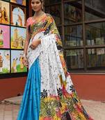 Bagru block print mulmul cotton sarees