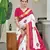 Buti hand block print with hevay zari bodar sarees