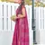 Hand block print with hevay zari bodar sarees