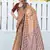 Hand block print with hevay zari bodar sarees