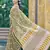 Hand block print with hevay zari bodar sarees