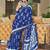 Hand block print with hevay zari bodar sarees