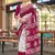 Hand block print with hevay zari bodar sarees