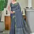 Hand block print with hevay zari bodar sarees