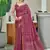 Hand block print with hevay zari bodar sarees