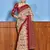 Hand block print with hevay zari bodar sarees