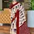 Ikkat hand block print mulmul cotton sarees