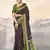 Hand block print with hevay zari bodar sarees