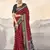 Hand block print with hevay zari bodar sarees