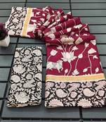 Kalmkari print mul cotton saree collection