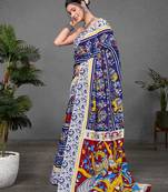 Kalmkari print mul cotton saree collection