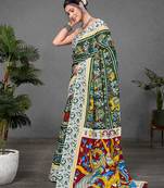 Kalmkari print mul cotton saree collection