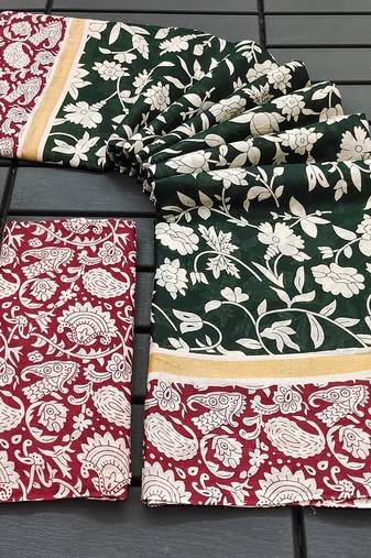 Kalmkari print mul cotton saree collection