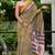 Ajrakh fancy hand block mulmul cotton sarees