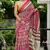 Ajrakh fancy hand block mulmul cotton sarees